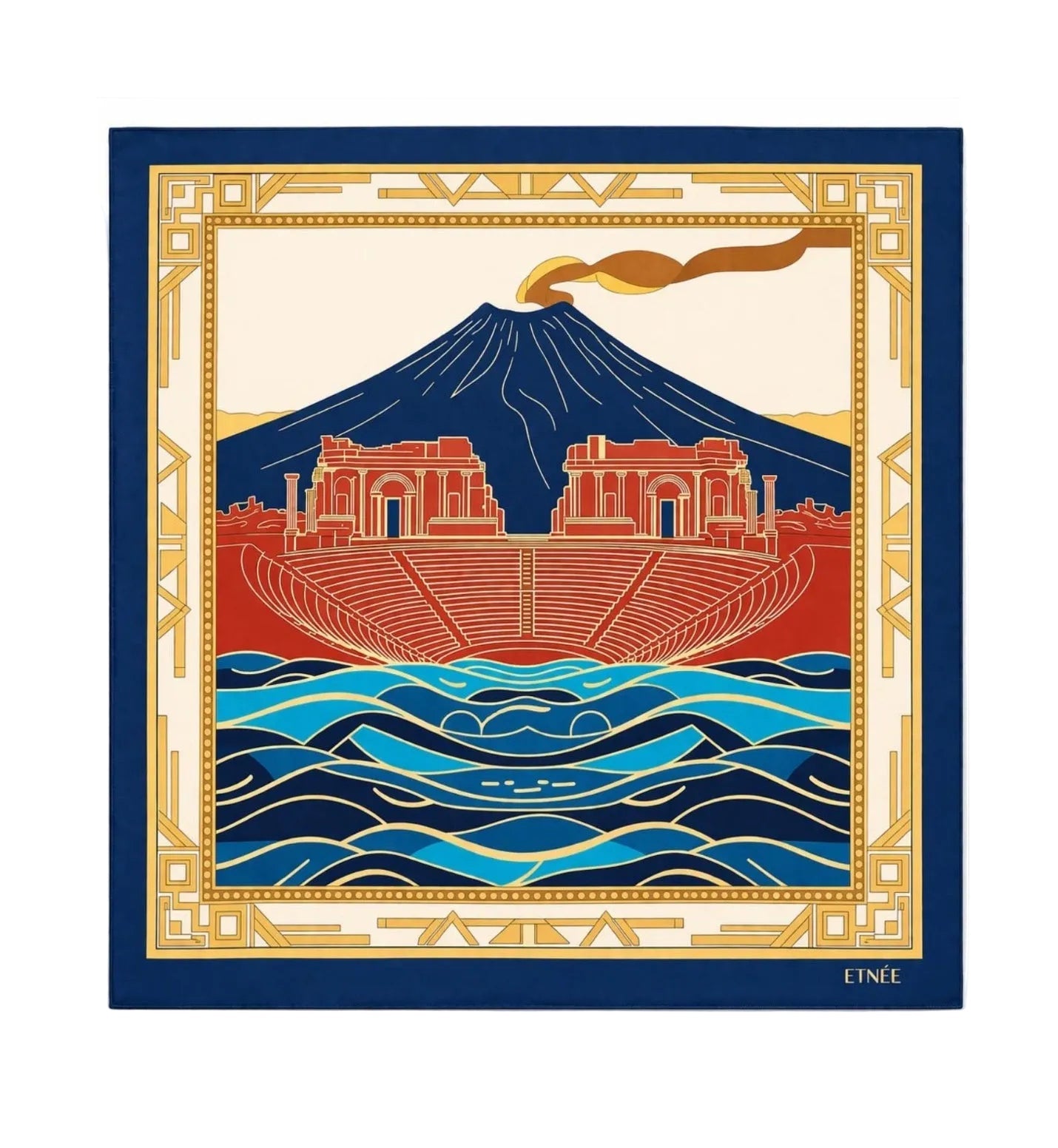 Foulard Taormina 90x90